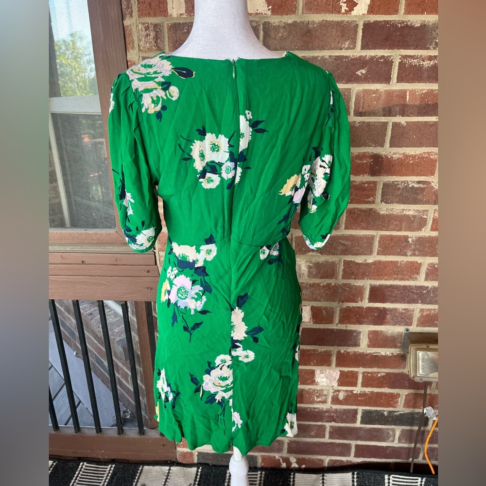Free People Garden Floral Sleeve Dress Size 6 - Picture 9 of 14